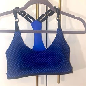TICKLE BACK BRA IN Black and blue